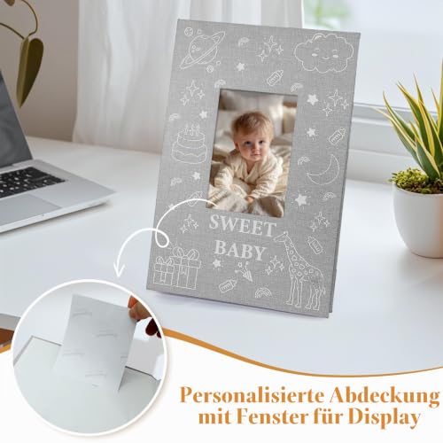 EARLY MINDS Baby-Fotoalbum 10x15 300 Taschen Einsteck-Erinnerungsbuch – Ansicht 2