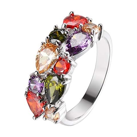 Silver Angel Gemstone Wedding Band Cover