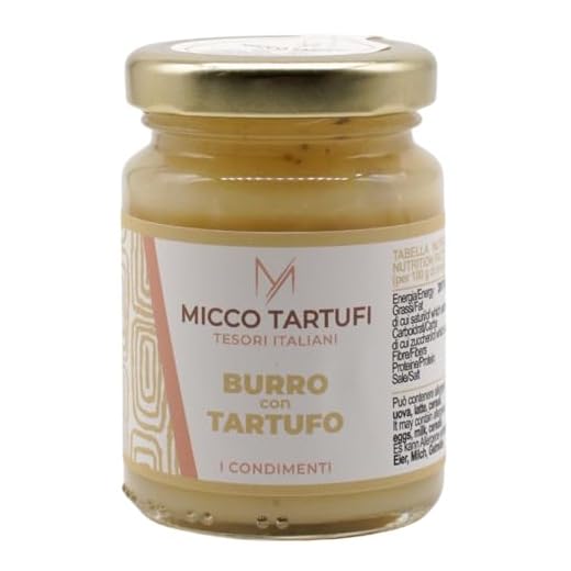 Burro con Tartufo Bianco - 80g - Pronto all'uso - Gourmet - Made in Italy