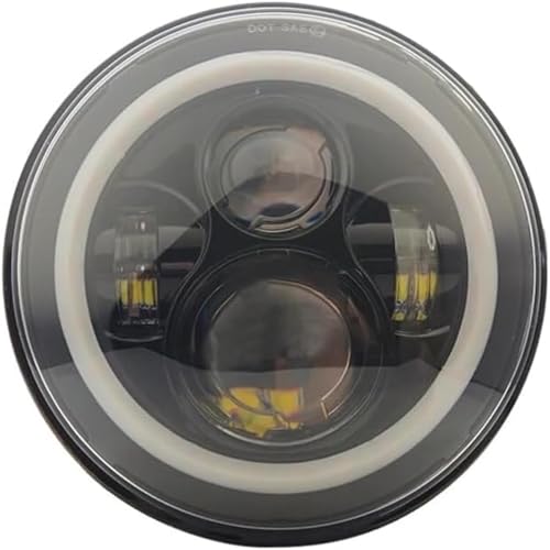 Phare LED 7 pouces moto haute performance pour une visibilité nocturne maximale