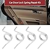 Okiyakusama Car Door Lock Spring Repair Kit (4 Pcs) for Front, Rear, Left And Right Door Locks, for W203, #1