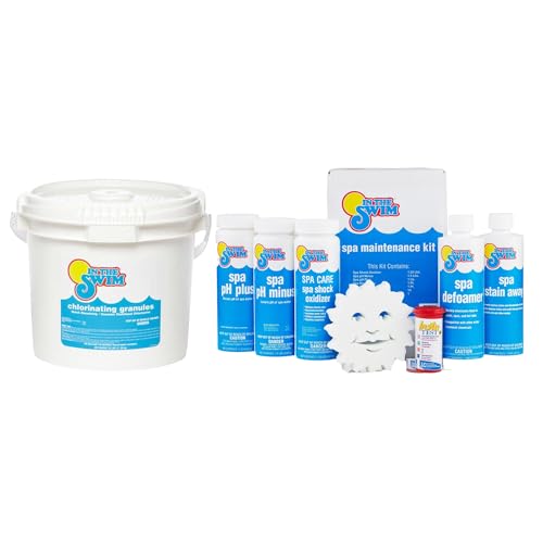 Image of In The Swim Spa and Hot Tub Maintenance Kit and Sodium Dichlor Bundle