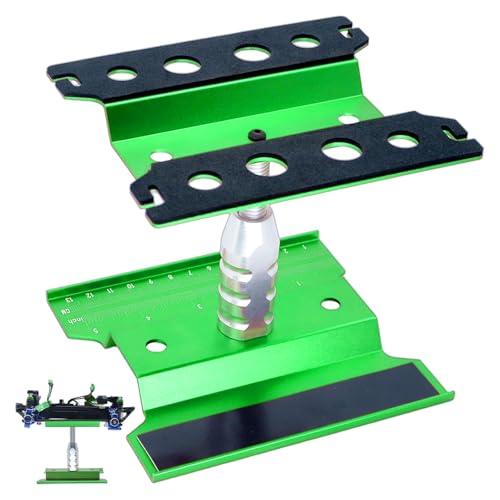 RC Car Repair Work Stand Lift Lower Adjustable Workstation Aluminum 360 Degree Rotation for...
