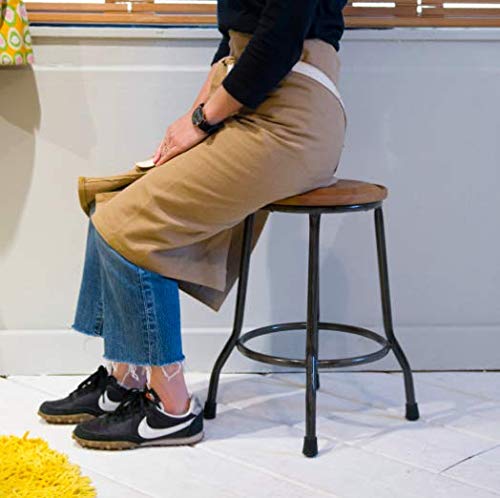 アイアンスツール・座面ブラック 東谷 スツール 高さ45cm 椅子 チェアー スチール アイアン 合皮 座面