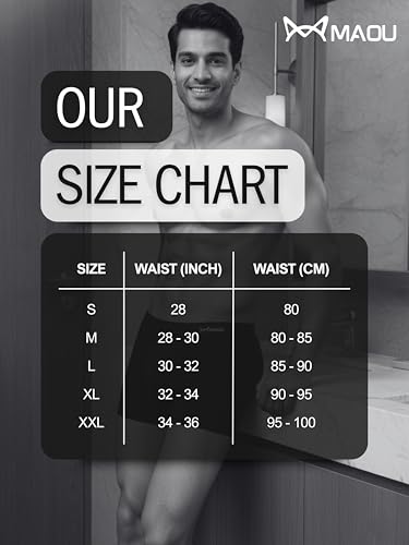 Image of MAOU Men's Premium Cotton Modal Boxer Briefs | Ultra-Soft Stretch Fabric with 5% Spandex | Moisture-Wicking, Breathable, No Ride-Up Underwear for Daily Comfort (M-XL)