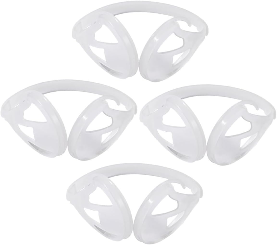 4 pcs DIY Plastic Earmuff Frame Holder for Winter Earmuffs Simple Structure for Easy Ear Protection Crafting