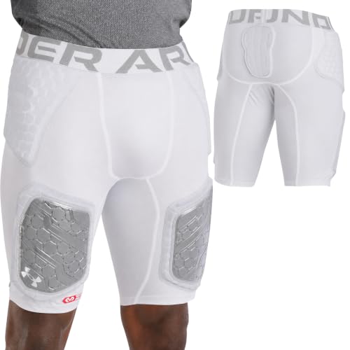 Under Armour Gameday Armour Pro 5-Pad Girdle White...