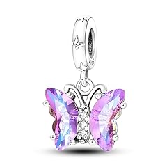 Pink Glass Butterfly