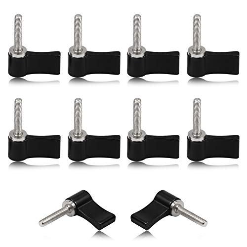 Boutons rotatifs M4 SPEEDWOX en aluminium rouge pour équipement électronique x10