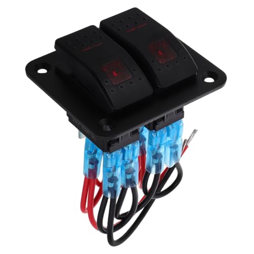 Anneome Aluminum Marine Electrical Panel Waterproof Boat Rocker Switches Led Lighting