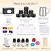 Candle Making Kit for Adults - DIY Scented Candles Making Supplies with Soy Wax,Wax Melter, Essential Oils, Color Dyes, Wicks Sticker, Candle Tins - Full Candle Making Set - Perfect Home Decoration
