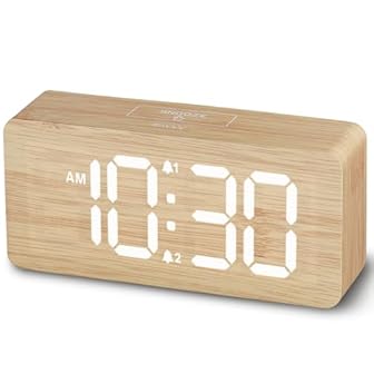 Wood Digital Alarm Clocks photo Wood Digital Alarm Clocks