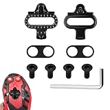weigongr SPD Cleats, SPD Clips for Cycling Shoes Compatible with Shimano MTB SPD Pedals SM-SH51 Cleat Set for Indoor Cycling Outdoor Road Cycling Mountain Biking