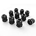 uxcell® 10 Pcs Black Plastic Waterproof Cable Glands M20 x 1.5