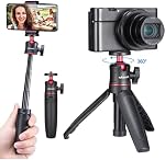 ULANZI MT-08 Extension Vlog Téléphone Trépied Support Support Poignée pour iPhone 17/17Pro/17 Pro Max Luna Samsung Google Smartphone Canon G7X Marquer III Sony RX100 VII A6400 A6600 Caméras compactes Vlogging
