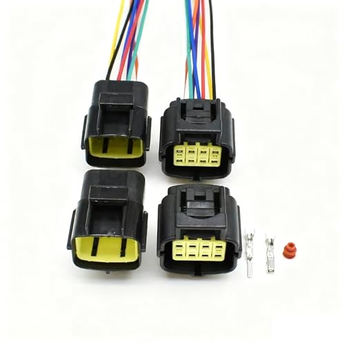 Conector de arnés de cableado de 8 pines hembra para cable de sensor Toyota 174984-2 4