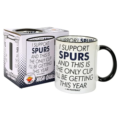 Image of I Support Spurs and This is only Cup -Gift Boxed Mug Present idea for Fan Tottenham Hotspur Supporter