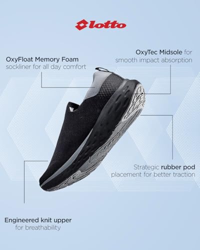 Image of Lotto Men Aerostep Slip on Walking Shoes