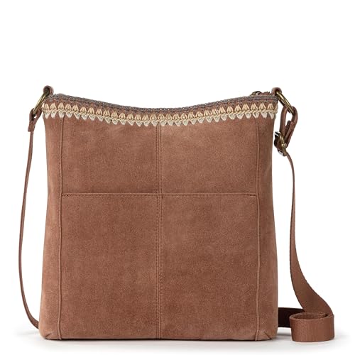 Image of The Sak Lucia Leather Crossbody Purse - Premium Leather Women's Handbag for Everyday & Travel - Cross Body Bag With Zipper