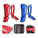 XEGZLH Sports Shin Guards Kickboxing Martial Art Leg Foot Protective Pad Sparring Gear for Taekwondo Boxing Martial Art