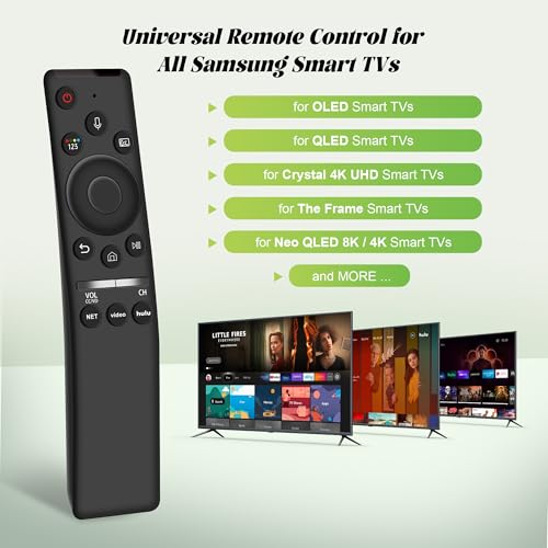 Samsung Voice Remote Control for Smart TV Replacement for All 2018-2025 Samsung Smart TVs with Original Samsung-TV-Remote Frame, Neo QLED, OLED, Crystal UHD, 8K/4K Series Black - image 2
