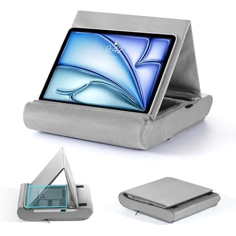 MoKo Adjustable Tablet Pillow Stand for 12" Devices Cover