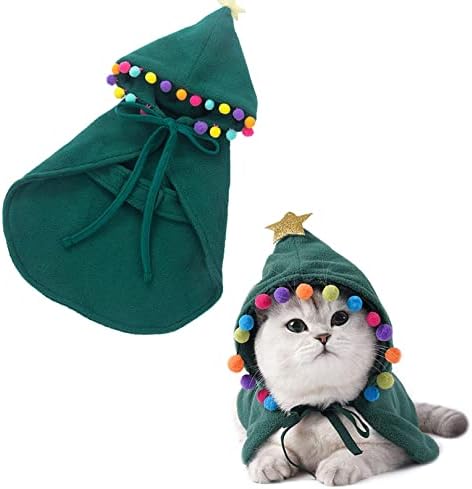 Pet Christmas Costumes, Cats and Sogs Hats, Scarves, Capes, Moose Horns, Cosplay of Kittens and Puppies, Perfect Christmas Costumes, New Year Makeup Party Costumes