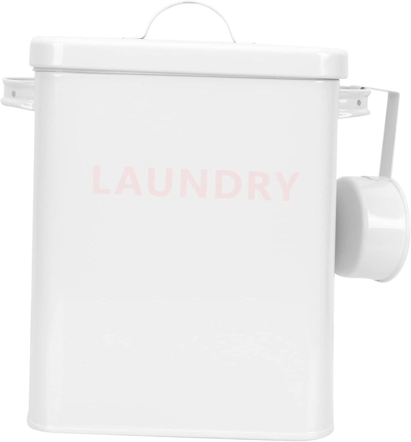 Sturdy Iron Sheet Laundry Detergent Bucket Storage Box Natural Scent Beads Laundry Holder