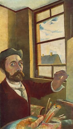 Art portrait Csontváry une affiche sur toile pleine d'émotion