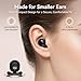 Invisible Sleep Earbuds, Ultra Small Bluetooth 5.3 Wireless Earphones for Side Sleepers, Mini Earbuds with LED Power Display, Deep Bass Stereo Sound, Touch Control, 24H Playtime Charging Case (Gold)