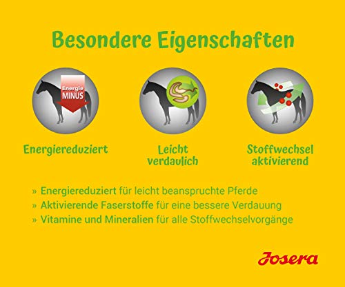 JOSERA Leichter Mix (1 x 20 kg) | Premium Pferdefutter mit energiereduzierter Rezeptur | haferfrei | Müsli für Pferde in leichter Arbeit oder Erhaltung| 1er Pack