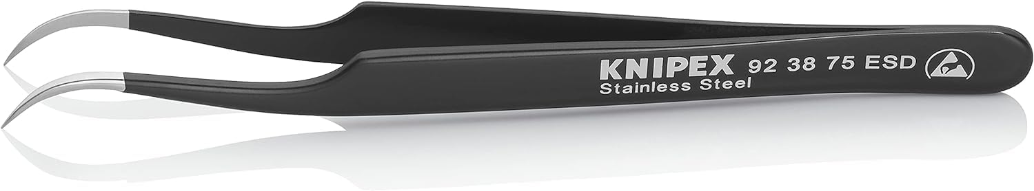 KNIPEX 92 38 75 ESD Precision Tweezers ESD 120 mm
