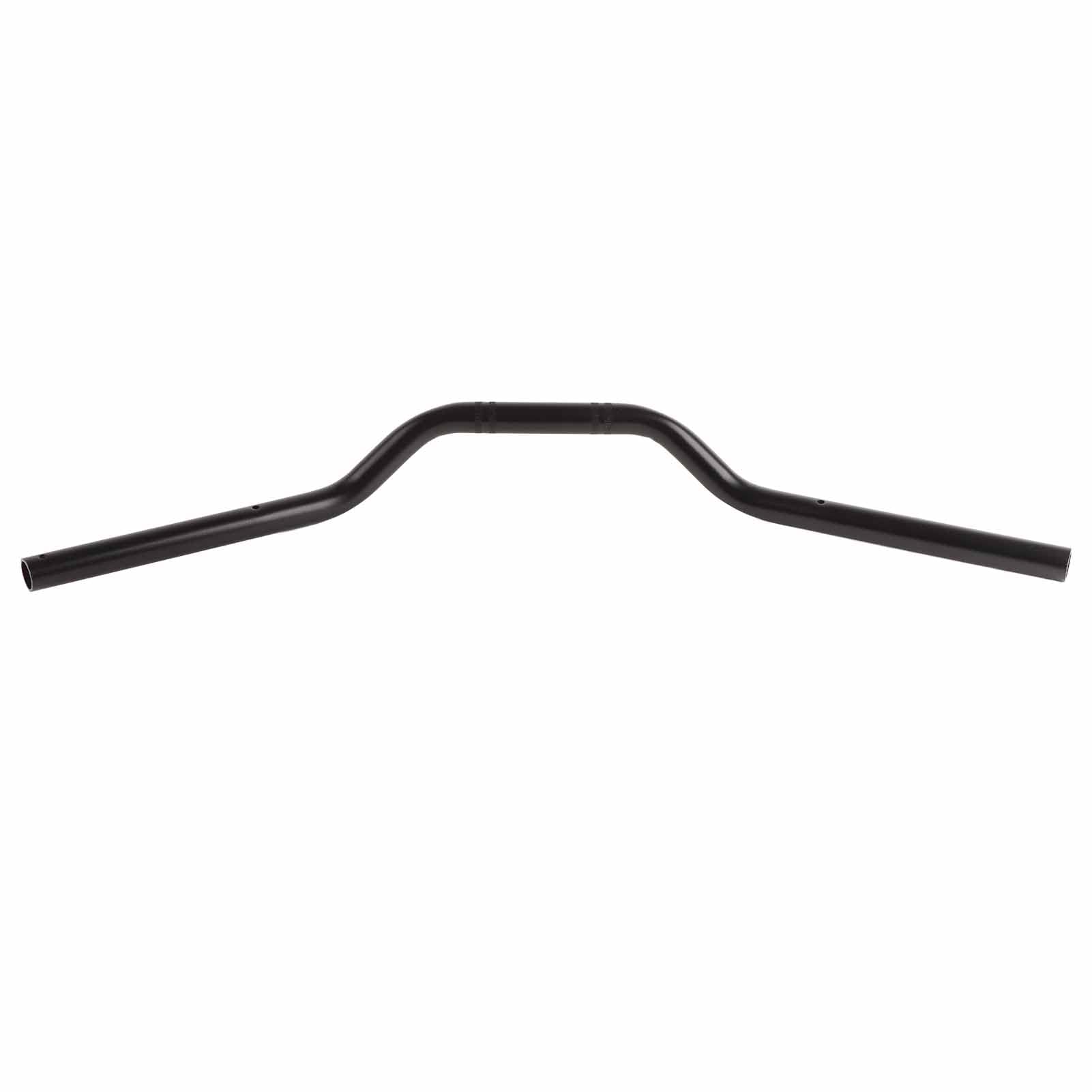 Manubrio Moto 22mm Barra Drag Acciaio, per Motocicletta (BLACK)
