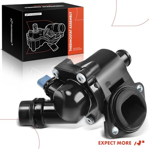 A-Premium Engine Coolant Thermostat Housing Assembly Compatible with Audi A4 A4 Quattro 2002 2003 2004 2005 2006 1.8L 2.0L 3.0L 3.2L by A-premium - Image 9