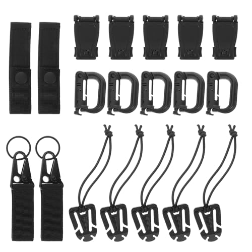 Clips para Mochila Alipis con Correas Elásticas Ajustables y Anillas D de Alta Fijación