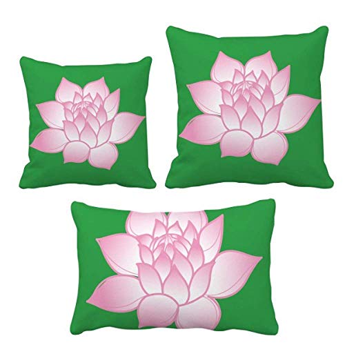 Coussin de lotus rose fleur modèle plante décor maison sofa