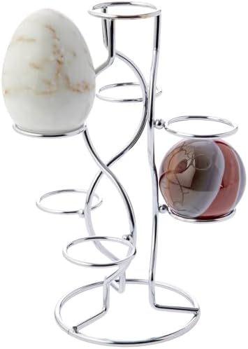 Bard's Silver Egg Stand/Holder, 7 Egg Display, 1.375" Diameter, Pack of 2 image 5
