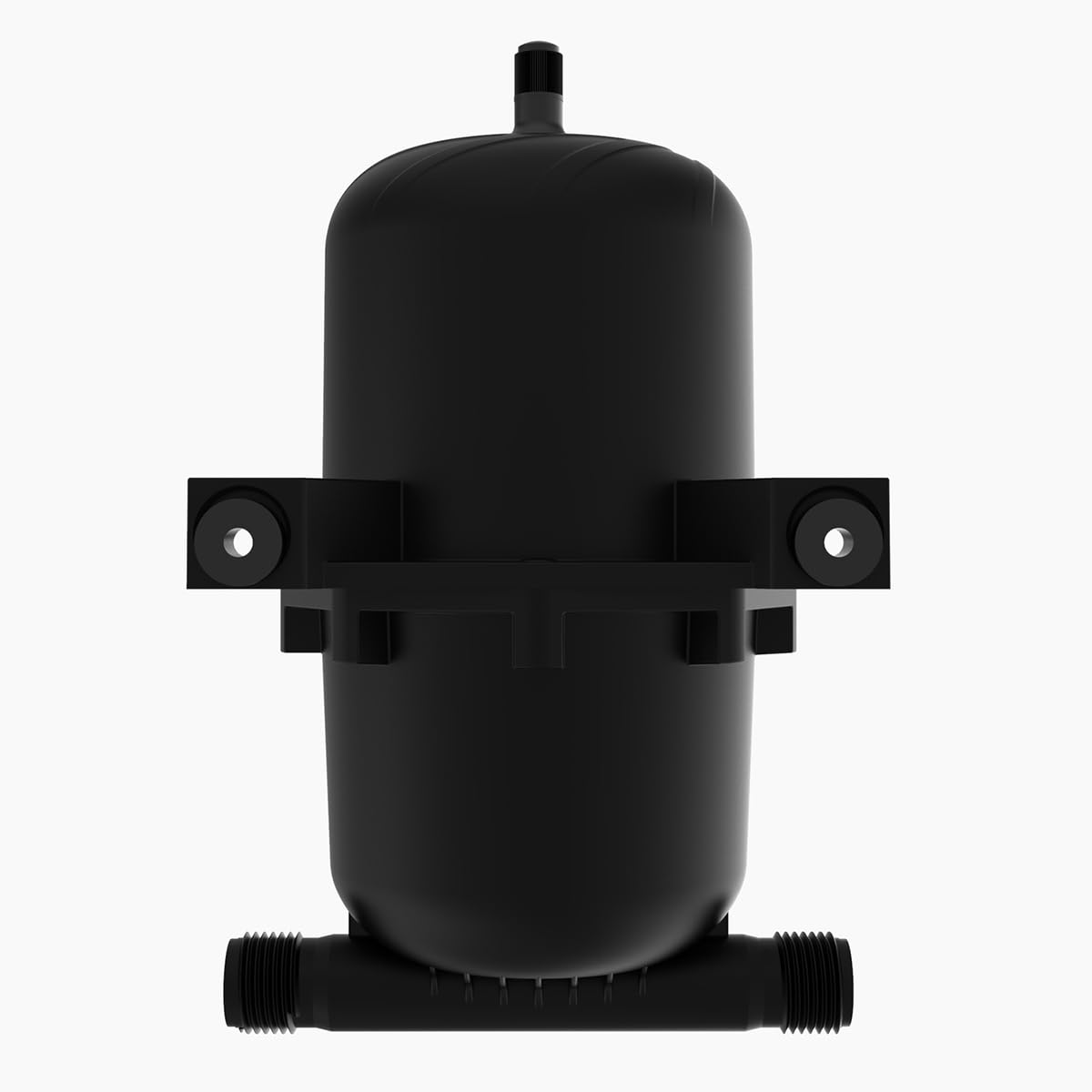 POFET Serbatoio accumulatore di Pressione da 0,8 Litri, accumulatore pressurizzato da 27,05 Once 125 PSI per Camper, Yacht, Marina, roulotte (Nero)