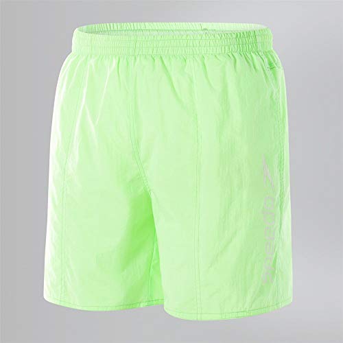 Speedo Scope 16 Wsht Am Green, Costume da Bagno Boxer Uomo, Verde, S