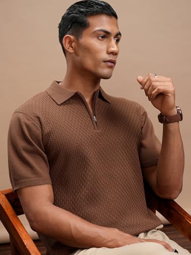 Image of Highlander Men's Polo Tshirt | Flat Knit | Regular Fit | Polo T-Shirt for Man