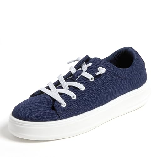 Image of Dearfoams Women's Shoes - Mabel Lightweight Comfortable Easy Slip on Sneaker with Arch Support
