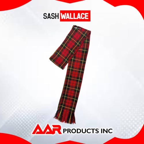 Image of AAR Womens Tartan Clan Sashes Ladies Brooch Scottish Highland - 90 x 10.5 Inches