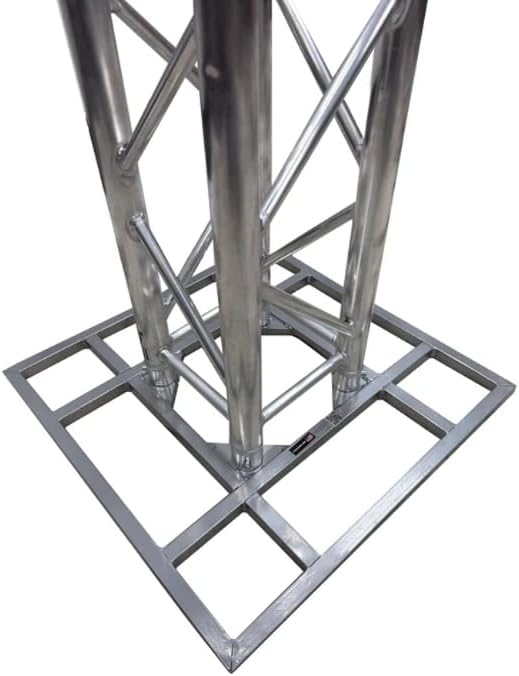 26"x26" Lightweight Sturdy Metal Frame Base for 12"x12" Square Trussing Fits All Major Name Brands Includes 8 Couplers/Pins/Clips