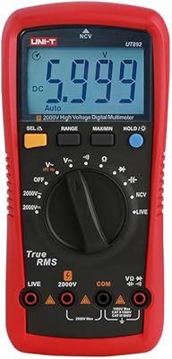 UNI-T UT892 2000V High Voltage Digital Multimeter for Mine AC DC Voltmeter True RMS Capacitor Tester Frequency Meter