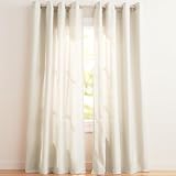Exclusive Home Loha Linen Grommet Top Curtain Panel Pair, 54'x96', Ivory