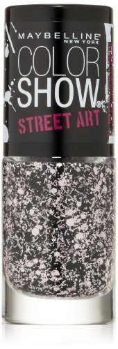 splatter nail polish - Maybelline New York Color Show Street Art Top Coat No. 12 Pink Splatter, 0.23 Fluid Ounce