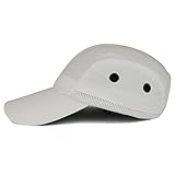 Armycrew Lightweight UV 50+ UPF Cool Crown Mesh Lined Sunshield Long Bill Cap - White