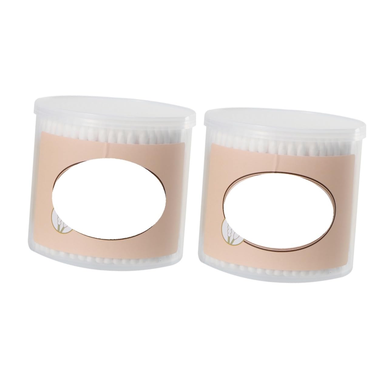 Mikinona 2 Boxes of 300 Cotton Stick Swabs Perfect for Ear Cleaning Makeup Application Durable Soft White