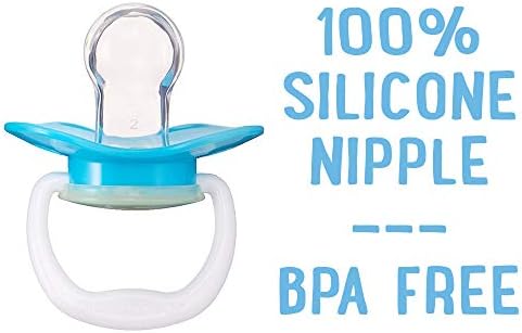 Amazon Model - Mama Bear Glow-in-the-Darkish Child Pacifier, Stage 2 (6-12M), BPA Free, Assorted Colours, 4 rely (Pack of 1) 3 41C5FCbI8SL. AC