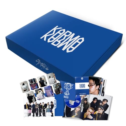 Stray Kids - KARMA [ CEREMONY Ver. ] フォトブック + CD + フォトカード + フォトカード + ミニポスター + ステッカー - 封印された4枚目のアルバムのサムネイル